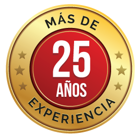 25 anos experiencia